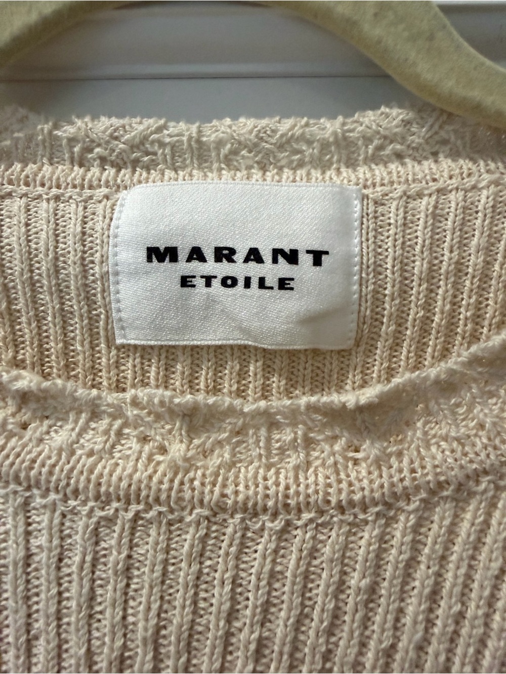 ISABEL MARANT ETOILE Frizy Crochet Knit Cropped Sweater Top- size FR 38/US 4-6 - Picture 9 of 10